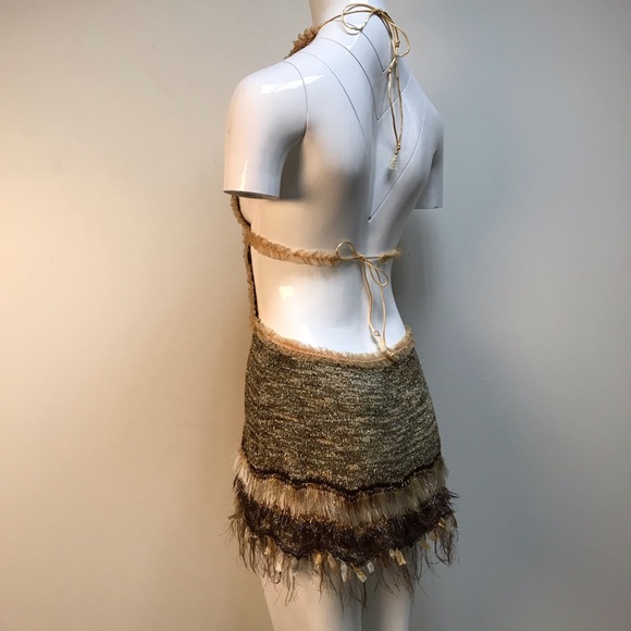 SUPER unique and sexy cutout mini halter dress - Picture 3 of 6